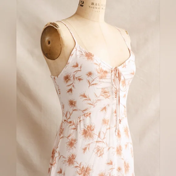 Floral De Coca Midi Sundress Size L - Picture 2 of 11